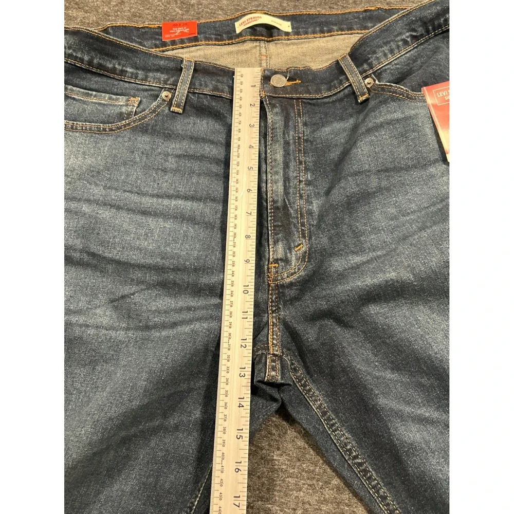 Signature Levi Strauss Athletic Fit Men 40x30(29) Blue New Tapered Jeans